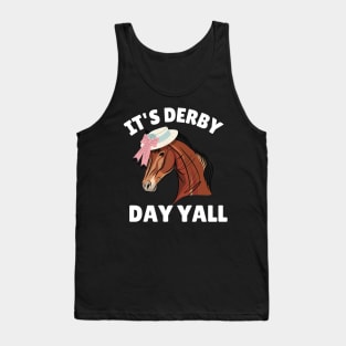 Funny Derby Day Horse Racing Party Tank Top
